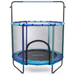 Trampolina dla dzieci Meteor TRP-65P 140 cm niebieski/jasny niebieski