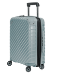 Walizka kabinowa SwissBags Diamond cut 55 cm metaliczny niebieski