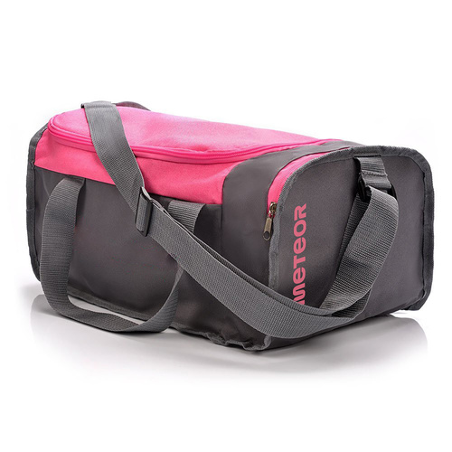 Torba fitness Meteor Nepr 20 l różowy/szary