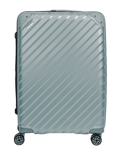 SwissBags Diamond cut medium case 67 cm metallic blue
