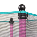Trampolina dla dzieci Meteor TRP-50 140 cm różowy