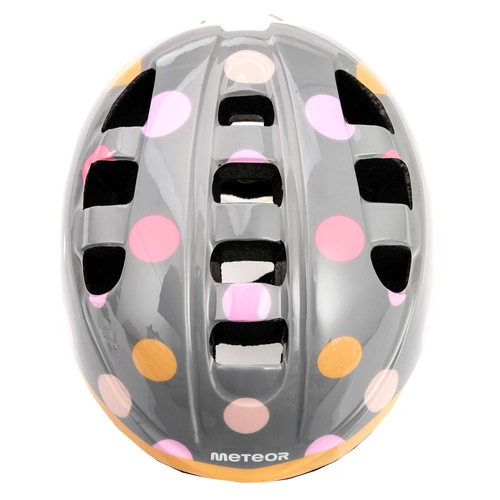 Kask rowerowy dla dzieci Meteor MA-2 M 52-56 cm Dots