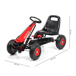 Gokart na pedały Meteor GM/205 czerwony