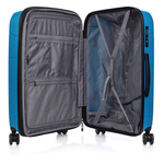 Średnia walizka SwissBags Lava 66 cm niebieski