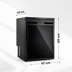 Lodówka kompresorowa Meteor CR65X 58.4 l