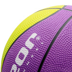 Piłka do koszykówki Meteor Layup 3 fioletowy/zielony