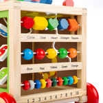 Wooden Walker – manupulative cube multicolour