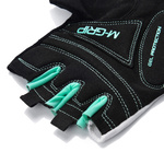Bike gloves Meteor Gel GX37 M white/mint
