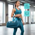 Torba fitness Meteor Nepr 20 l liście