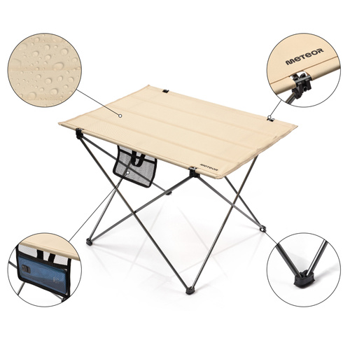 Meteor Viator folding table beige