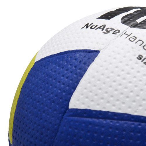 Piłka ręczna Meteor Nuage junior 1 biały/żółty/granatowy