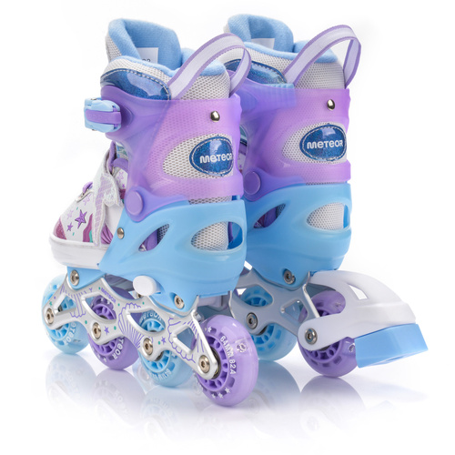 Rolki 4w1 Meteor dla dzieci S 30-33 Mermaid