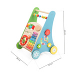 Wooden manipulative walker
