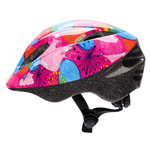 Kask rowerowy dla dzieci Meteor KS05 M 52-56 cm abstrakt różowy