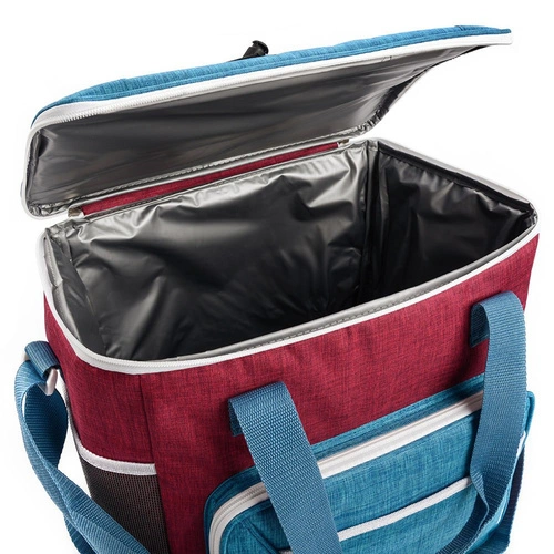 Torba termiczna Meteor Frosty 30 l niebieski/czerwony