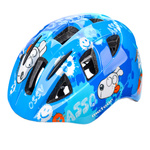 Kask rowerowy dla dzieci Meteor PNY11 M 48-53 cm Dogs niebieski