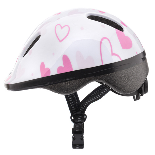 Kask rowerowy dla dzieci Meteor MV6-2 XS 44-48 cm Hearts
