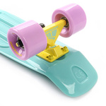 Plastic skateboard Meteor mint/pastel pink/yellow