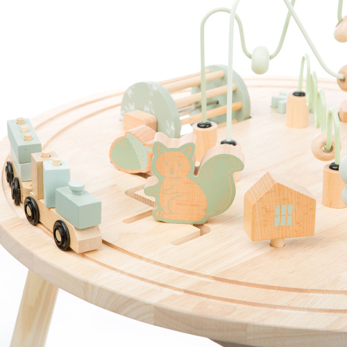 Wooden activity table