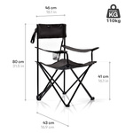 Meteor Seza folding chair black