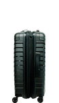 Średnia walizka SwissBags Diamond cut 67 cm metaliczny czarny