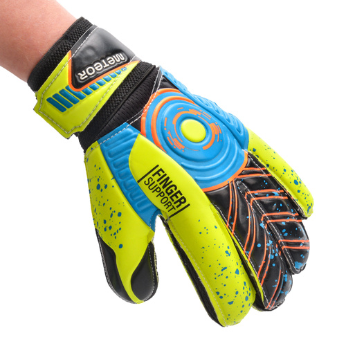 Goalkeeper gloves Meteor Defence 5 yellow