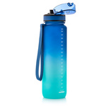 Meteor sports water bottle 1000 ml blue/turquoise