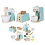 Wooden household appliance set