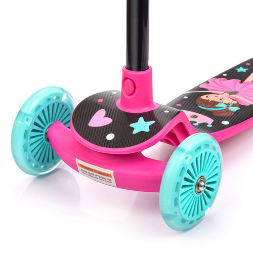 Three-wheel scooter Meteor Funny pink