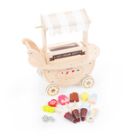 Wooden Ice Cream Cart beige