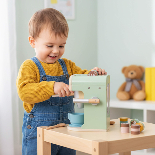 Drewniany ekspres do kawy