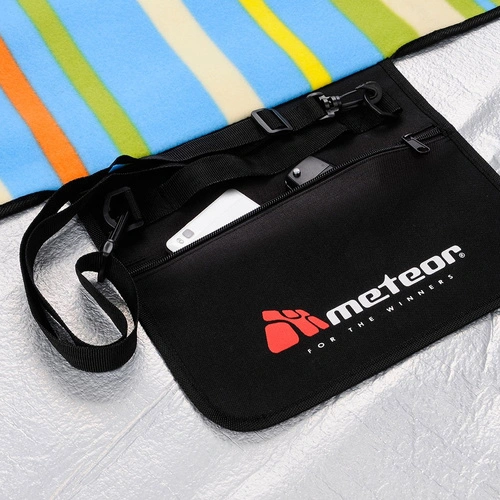 Picnic Blanket Meteor 2XL 200x200 cm Multicolor Stripes