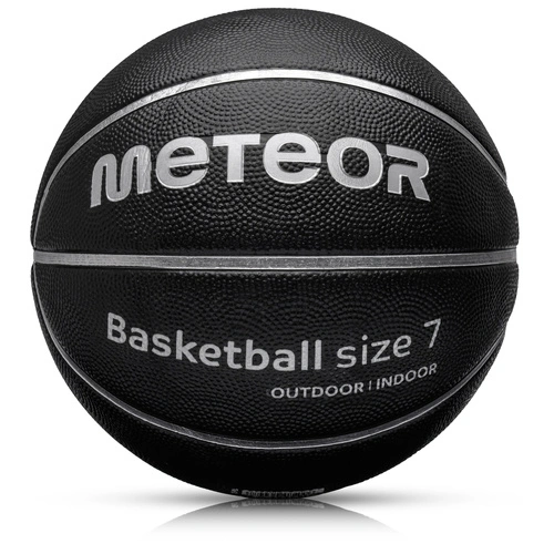Training basketball Meteor Cellular 7 black/silver 8 panels