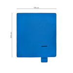 Picnic Blanket Meteor XL 175x200 cm blue