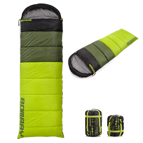 Sleeping bag Meteor Bombay L green/black