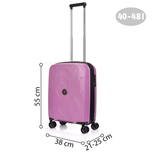 Walizka kabinowa SwissBags Lava 55 cm crocus