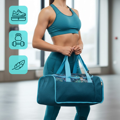 Torba fitness Meteor Nepr 20 l liście