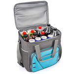 Thermal bag Meteor Frosty 30l blue / gray melange