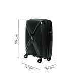 Swissbags Cross-Box cabin case 55 cm black