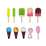 Wooden Ice Cream Cart pink