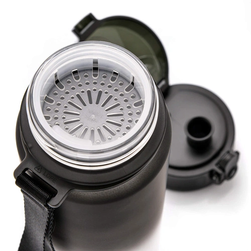 Sports water bottle Meteor 650 ml navy blue