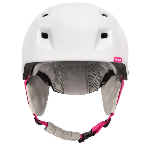 Ski helmet Meteor Kiona S white/pink 53-55 cm