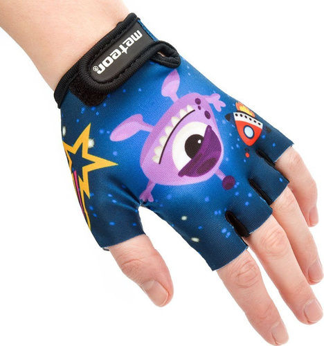 Meteor Kids XS Cosmic cycling gloves