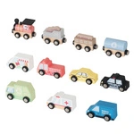 Wooden car set