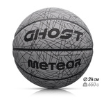 Piłka do koszykówki Meteor Ghost odblaskowy biały 7
