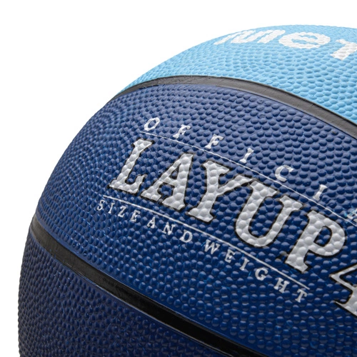 Piłka do koszykówki Meteor Layup 4 niebieski/szary