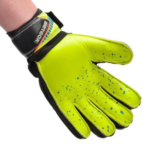 Goalkeeper gloves Meteor Defence 6 yellow