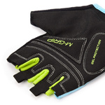 Rękawiczki rowerowe Meteor Gel GX38 XL niebiesko-zielony