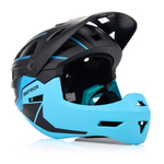Full-face bicycle helmet Meteor Hydra L 58-61 cm black/blue