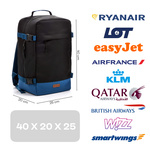 Meteor Hermod backpack 20 l black/blue